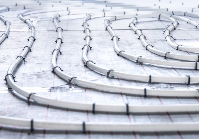 Layout Of Pipes For Hydronic Underfloor Heating